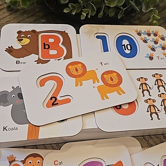 Wooden Number and letter learning toy - Picture 3 of 4